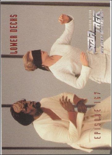 Star Trek: The Next Generation - The Episode Collection Season Seven (Base Set) card 688 Lower Decks, Episode 167-A