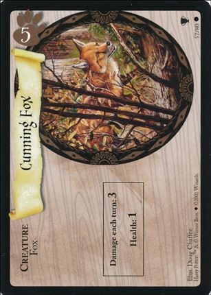 Harry Potter: Quidditch Cup (Base Set) card 57 Cunning Fox