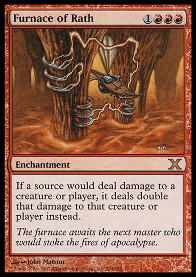Magic the Gathering: 10th Edition (Base Set) card 204 Furnace of Rath