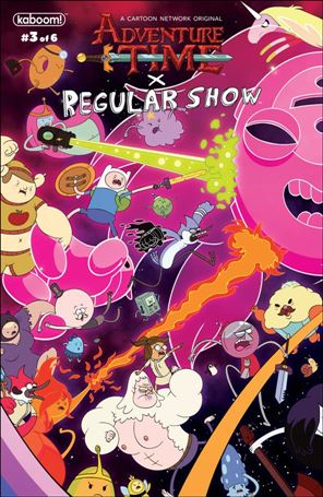 Adventure Time/Regular Show issue 3 Philip Murphy Cover