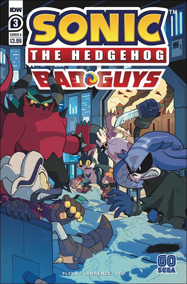 Sonic the Hedgehog: Bad Guys issue 3 Aaron Hammerstrom Cover