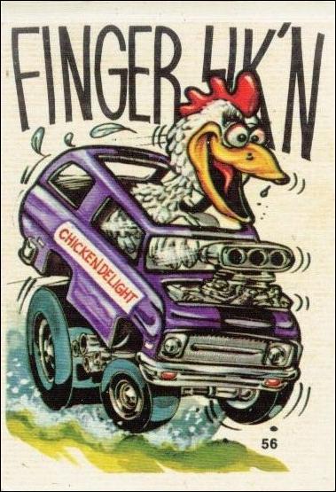 Fantastic Odd Rods: Series 2 (Base Set) card 56 Finger Lik'n
