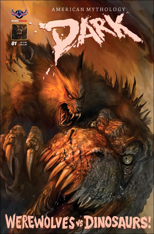 American Mythology Dark: Werewolves vs Dinosaurs 1-B by American Mythology