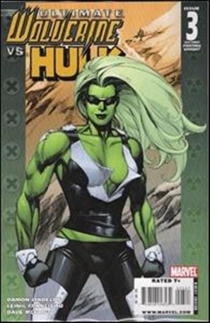 Ultimate Wolverine vs Hulk issue 3-C Leinil Francis Yu Cover (2nd Printing)