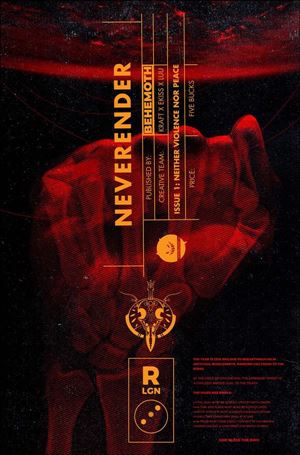 Neverender issue 1-B Orange Logo Cover