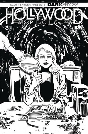 Dark Spaces: The Hollywood Special issue 3-D DaNi 1:10 B&W Cover