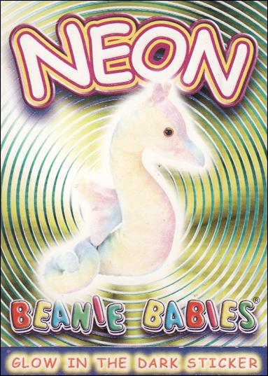Beanie Babies Series 4 (Glow in the Dark Sticker Subset) card nn19 Neon