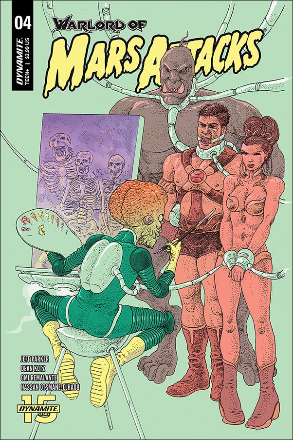Warlord of Mars Attacks issue 4-C Ramon Villalobos Cover