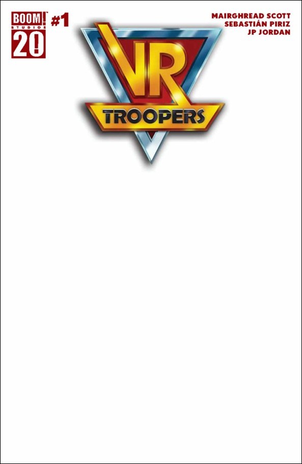 VR Troopers (2025) issue 1-F Blank Sketch Cover