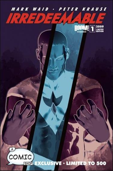 Irredeemable issue 1-G Jeffrey Spokes A Comic Shop Negative Cover 1/500