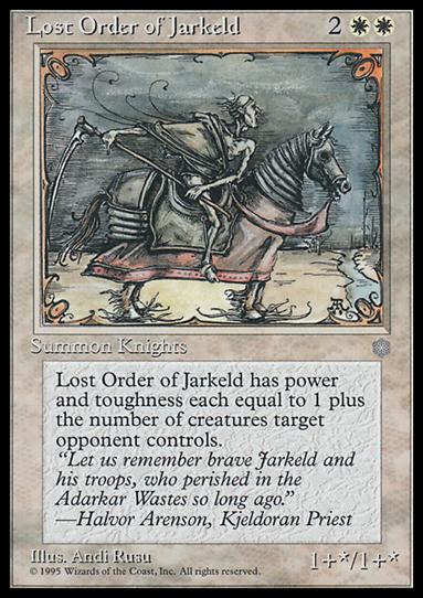 Magic the Gathering: Ice Age (Base Set) card 43 Lost Order of Jarkeld