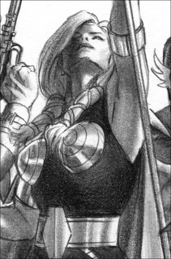 Immortal Thor issue 23-F Alex Ross Timeless Sketch Virgin 1:100 Cover