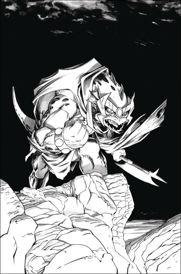 Thundercats (2024) issue 10-M Declan Shalvey B&W Virgin 1:15 Cardstock Cover