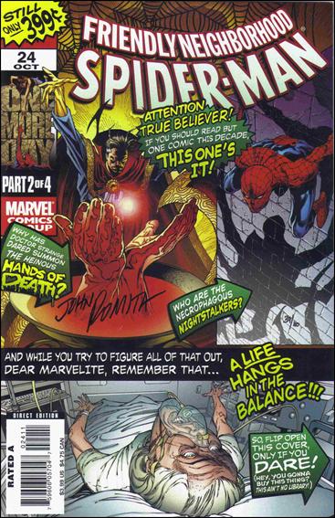 Friendly Neighborhood Spider-Man (2005) issue 24-D DF Joe Quesada Cover (Signed by John Romita) 1/110