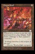 Magic the Gathering: Weatherlight (Base Set) card 149 Dingus Staff