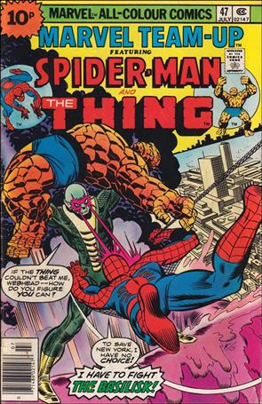 Marvel Team-Up (1972) issue 47-C UK Price Cover