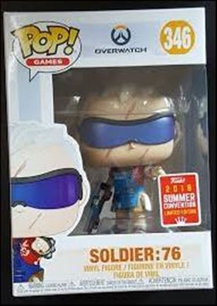 POP! Games figure 346 Soldier: 76 (Summer Convention Exclusive)