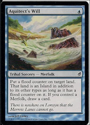 Magic the Gathering: Lorwyn (Base Set) card 52 Aquitect's Will