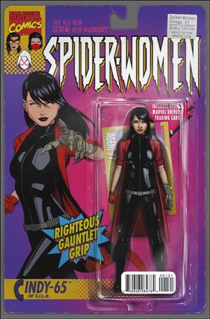 Spider-Women Omega issue 1-B John Tyler Christopher Action Figure Cover