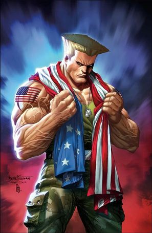 Street Fighter (2003) issue 1-H Tyler Kirkham Guile Virgin Cover 1/400