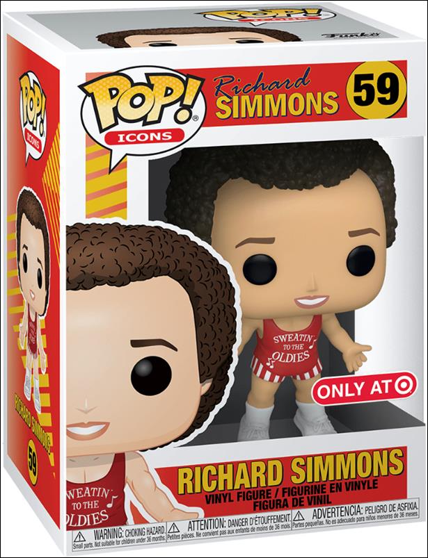POP! Icons figure 59 Richard Simmons (Sweatin' to the Oldies) Target Ex