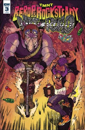 Teenage Mutant Ninja Turtles: Bebop & Rocksteady Hit The Road issue 3-C Giannis Milonogiannis 1:10 Cover