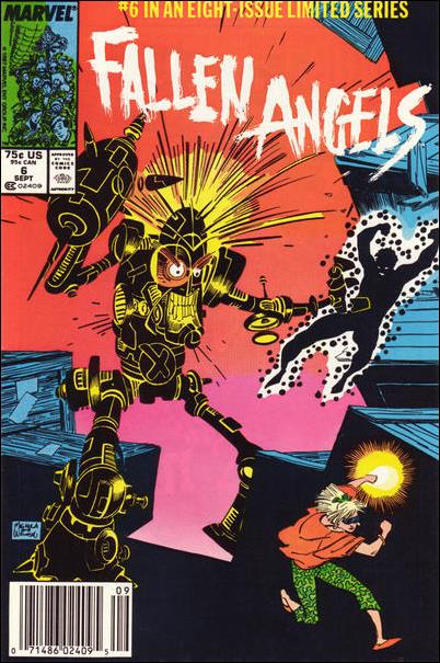 Fallen Angels (1987) issue 6-B Newsstand Cover