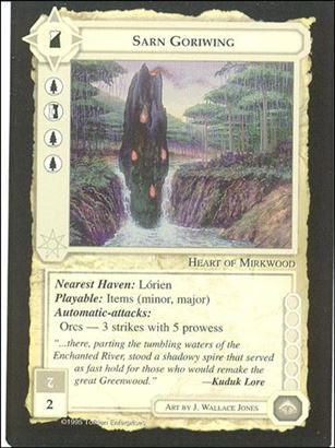 Middle-Earth: The Wizards (Base Set) card 378 Sarn Goriwing