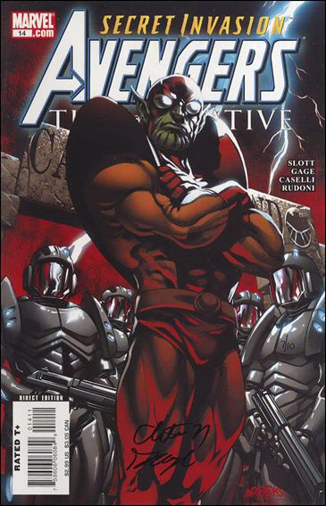 Avengers: The Initiative issue 14-C Dynamic Forces (Signed by Christos Gage) 1/10
