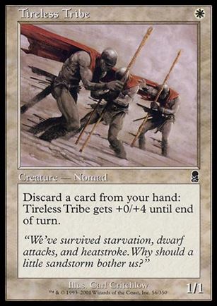 Magic the Gathering: Odyssey (Base Set) card 56 Tireless Tribe