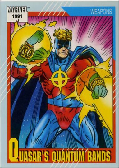 Marvel Universe: Series 2 (Base Set) card 135 Quasar's Quantum Bands