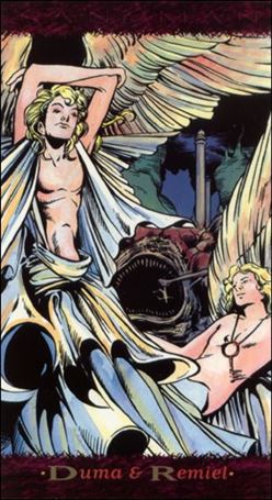 Sandman Trading Cards (Base Set) card 65 Duma & Remiel