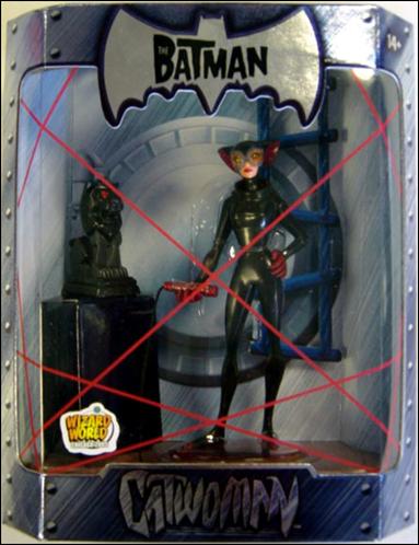 Batman (Exclusives) figure 2-B Catwoman (Black Idol) 2005 SDCC Exclusive