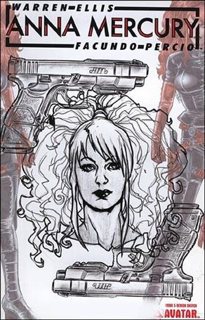 Anna Mercury issue 5-E Design Sketch Cover 1:15