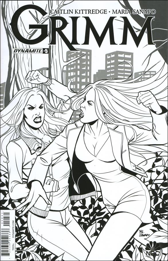 Grimm (2016) issue 5-C Maria Sanapo 1:10 B&W Cover