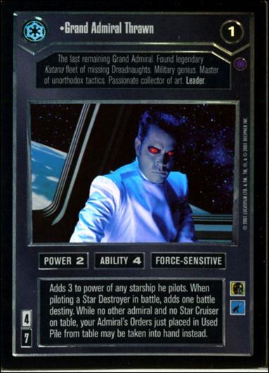 Star Wars: Reflections III (Base Set) card 27 Grand Admiral Thrawn