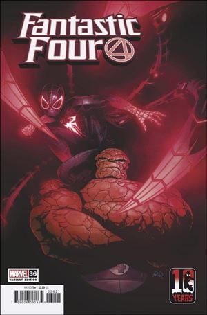 Fantastic Four (2018) issue 36-B Russell Dauterman Miles Morales 10th Ann. Cover