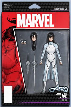 Aero issue 1-B John Tyler Christopher Action Figure Cover