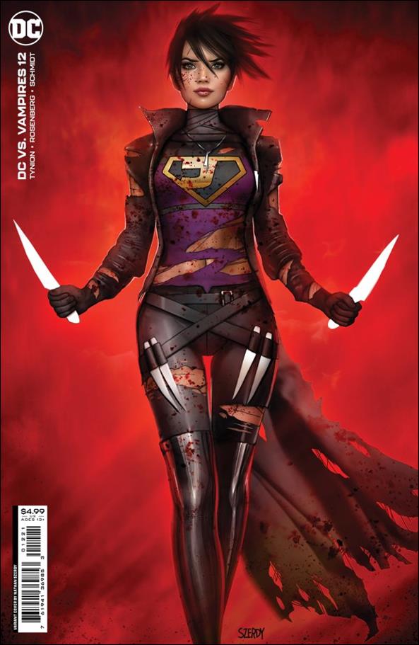 DC vs Vampires issue 12-B Nathan Szerdy Cardstock Cover