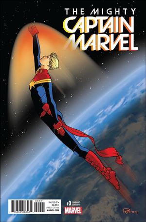 Mighty Captain Marvel issue 0-C Ramon Rosanas Cover