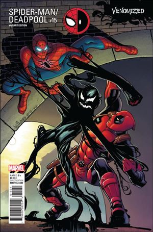Spider-Man/Deadpool issue 15-C David Williams Venomized Cover