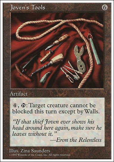 Magic the Gathering: 5th Edition (Base Set) card 387 Joven's Tools
