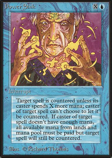 Magic the Gathering: Limited Edition Beta (Base Set) card 73 Power Sink