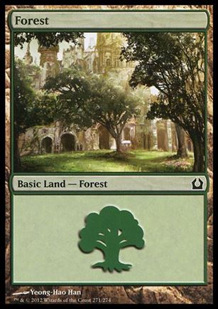 Magic the Gathering: Return to Ravnica (Base Set) card 271 Forest