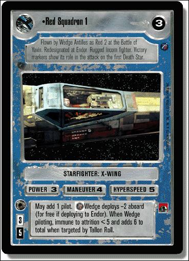 Star Wars: Death Star II Limited (Base Set) card 172 Red Squadron 1