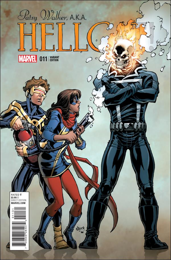 Patsy Walker, A.K.A. Hellcat! issue 11-C Todd Nauck Champions Cover