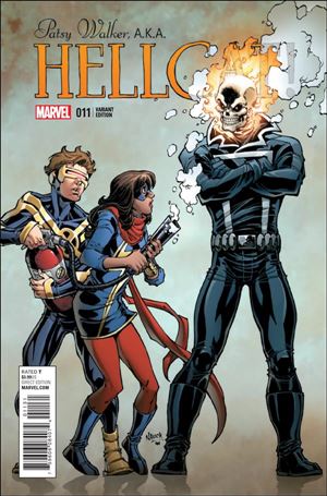 Patsy Walker, A.K.A. Hellcat! issue 11-C Todd Nauck Champions Cover