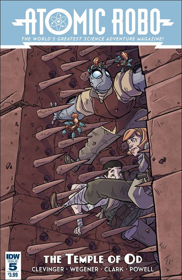 Atomic Robo and the Temple of Od issue 5 Scott Wegener Cover