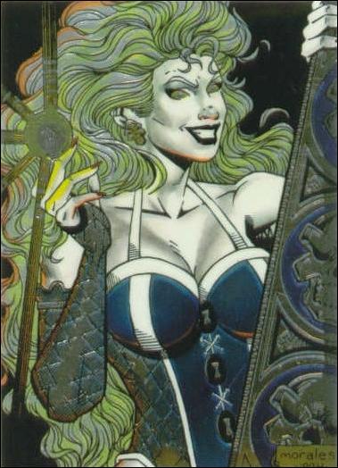 Lady Death All Chromium (Base Set) card 50 Visage