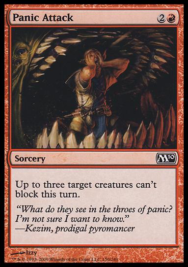 Magic the Gathering: 2010 Core Set (Base Set) card 150 Panic Attack